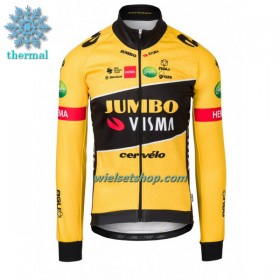 Wielershirt 2022 Team Jumbo-Visma Winter Thermal Fleece